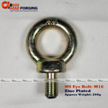 Forged Eye Bolt – M16 | DIN 580 | Mild Steel