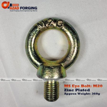 Forged Eye Bolt – M20 | DIN 580 | Mild Steel