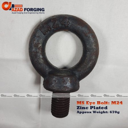 Forged Eye Bolt – M24 | DIN 580 | Mild Steel